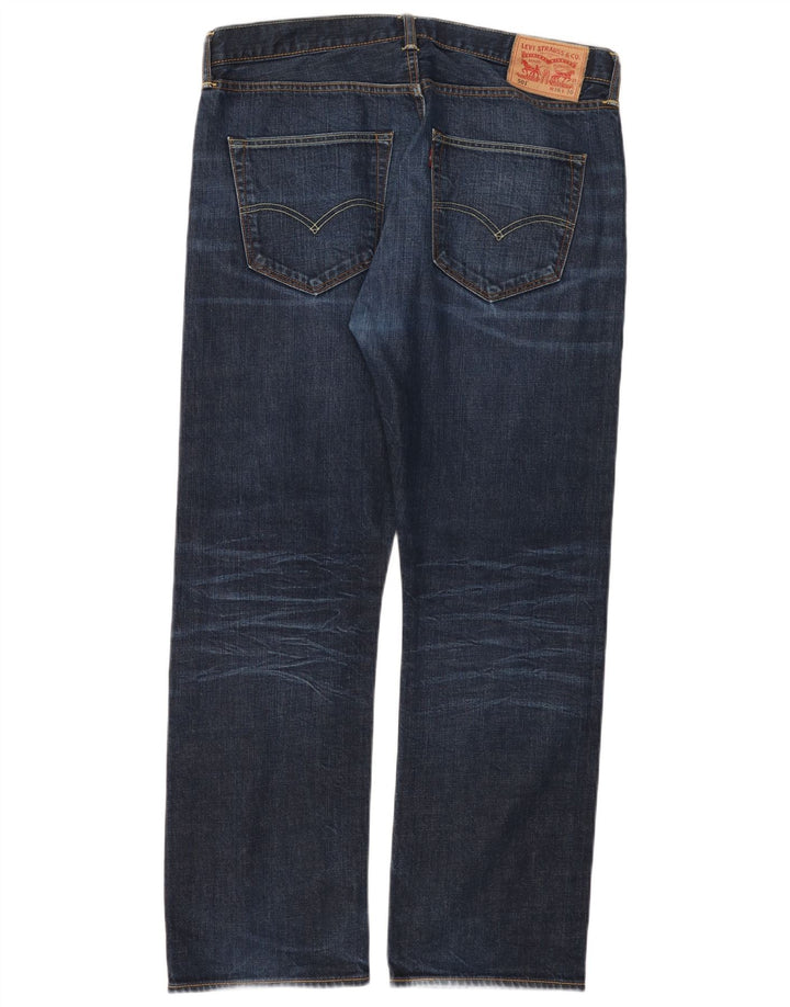 LEVI'S Jeans dritti da uomo 501 W36 L30 cotone blu navy