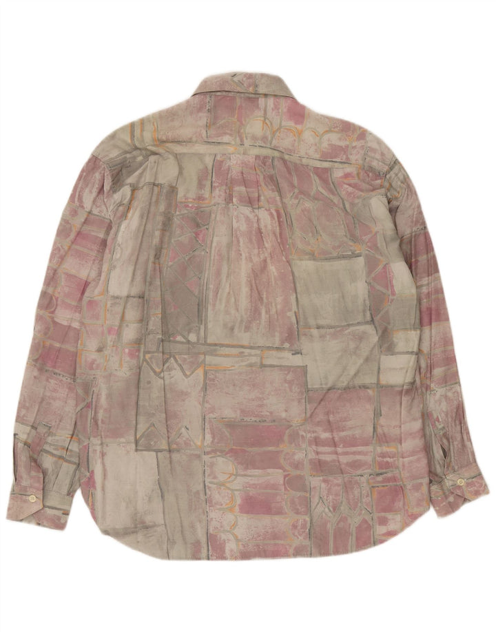 Camicia Uomo Leader Large Patchwork Multicolor In Viscosa