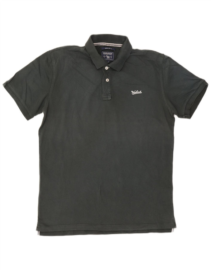 Polo da uomo Woolrich vestibilità regolare grande verde