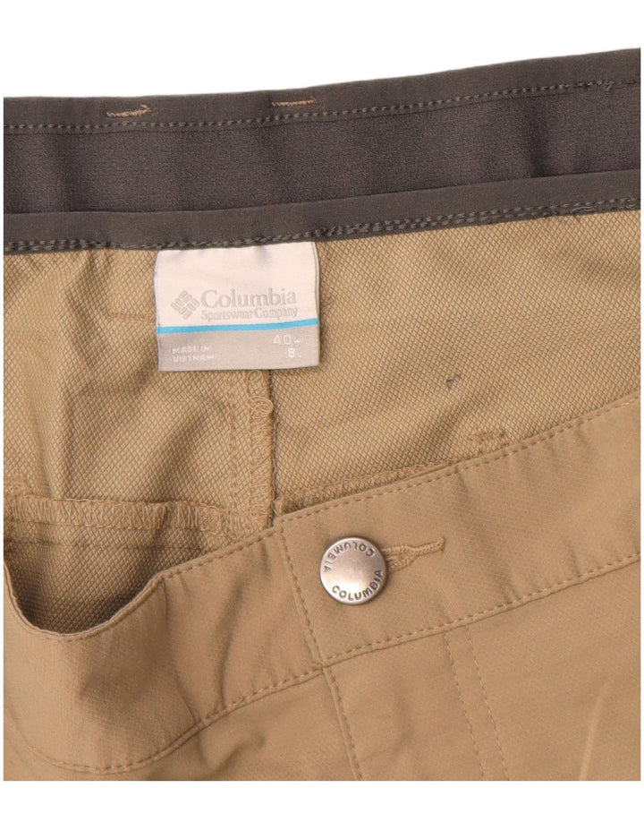 Pantaloncini chino da uomo Columbia W40 XL Poliestere color block beige