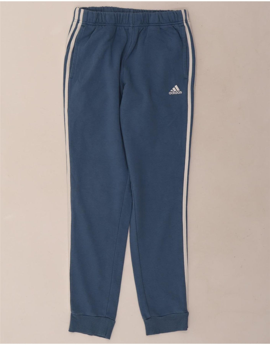 Pantaloni da tuta da uomo Adidas Joggers piccoli in cotone blu