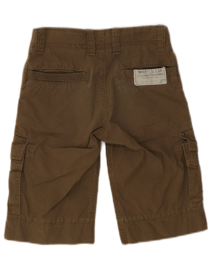 Pantaloncini cargo da ragazzo Timberland 7-8 anni W20 cotone kaki