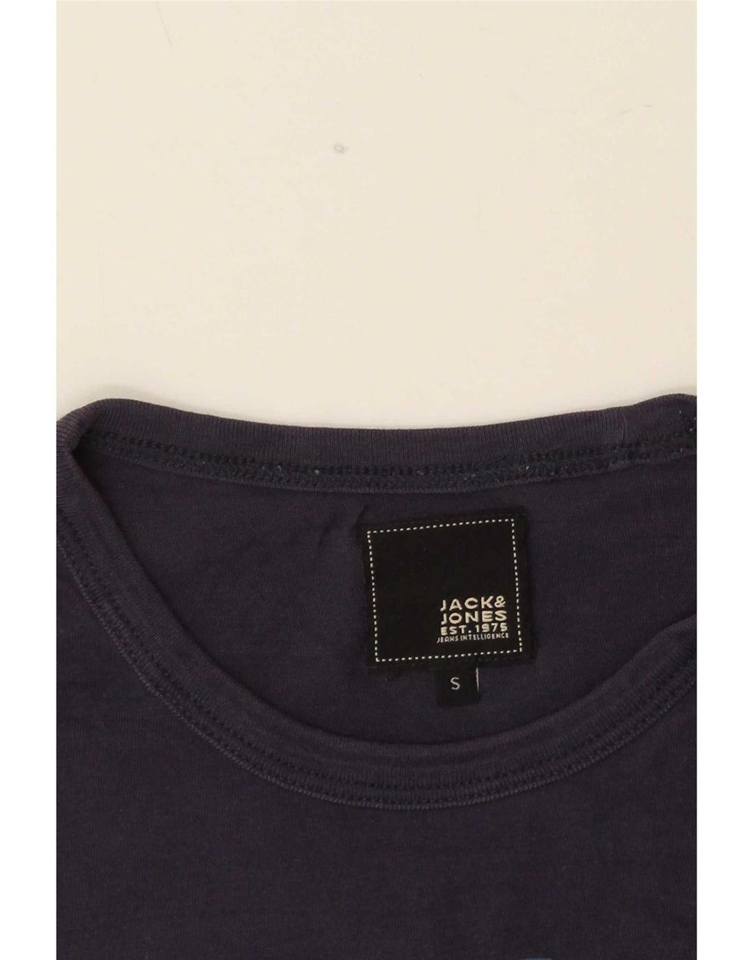 T-shirt grafica da uomo Jack & Jones Top Small Blu Navy