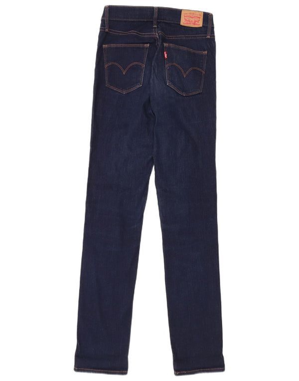 Jeans slim snellenti da donna Levi's W26 L32 cotone blu navy
