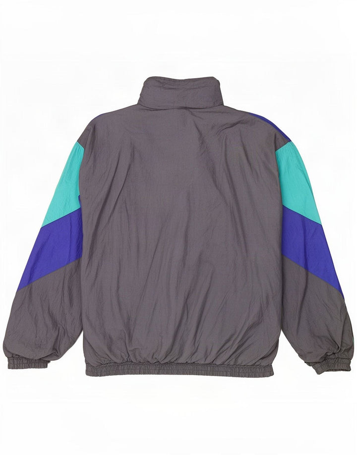 Giacca da tuta da uomo C&A IT 52/54 Large Poliammide color block grigio