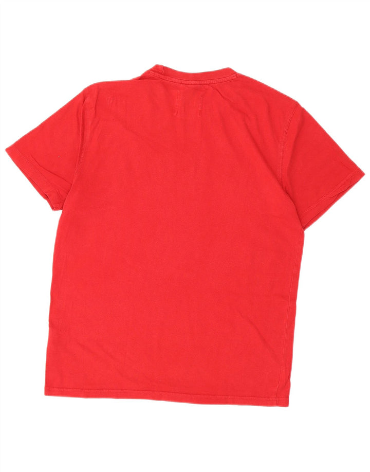 T-shirt grafica da uomo Fila Top XS in cotone rosso