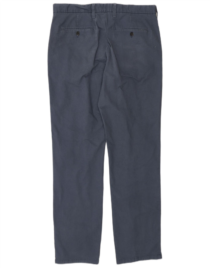 Pantaloni chino vestibilità regolare da uomo Marks & Spencer W34 L32 cotone blu