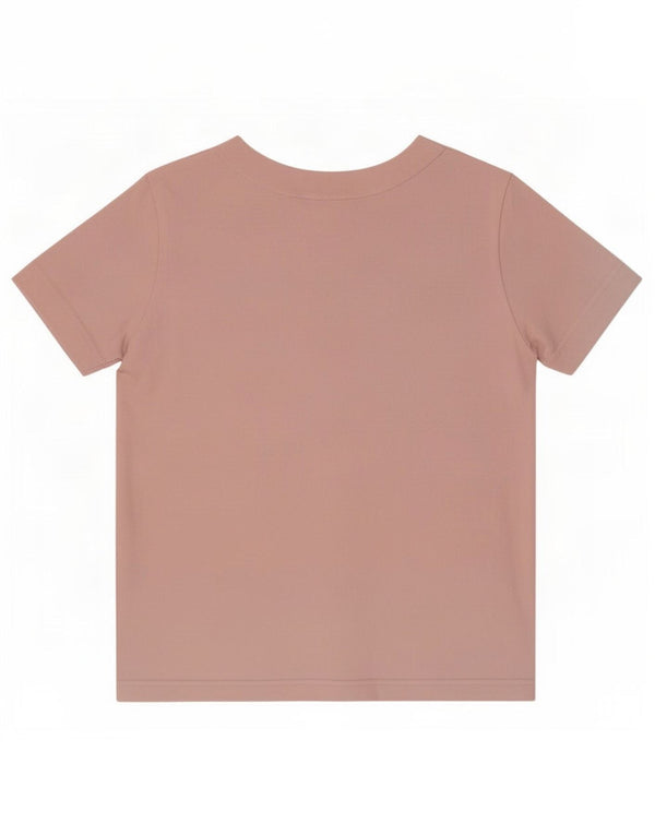 T-shirt da donna Lacoste taglia superiore 46 XL cotone rosa
