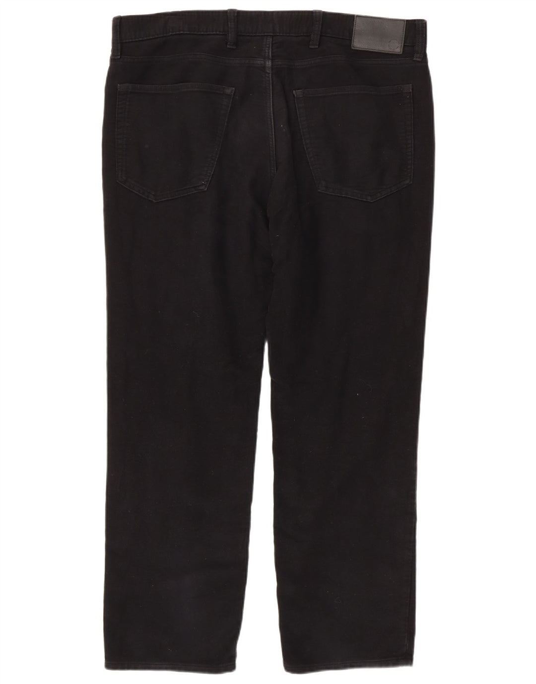 Pantaloni casual vestibilità regolare da uomo Marks & Spencer W38 L29 cotone nero