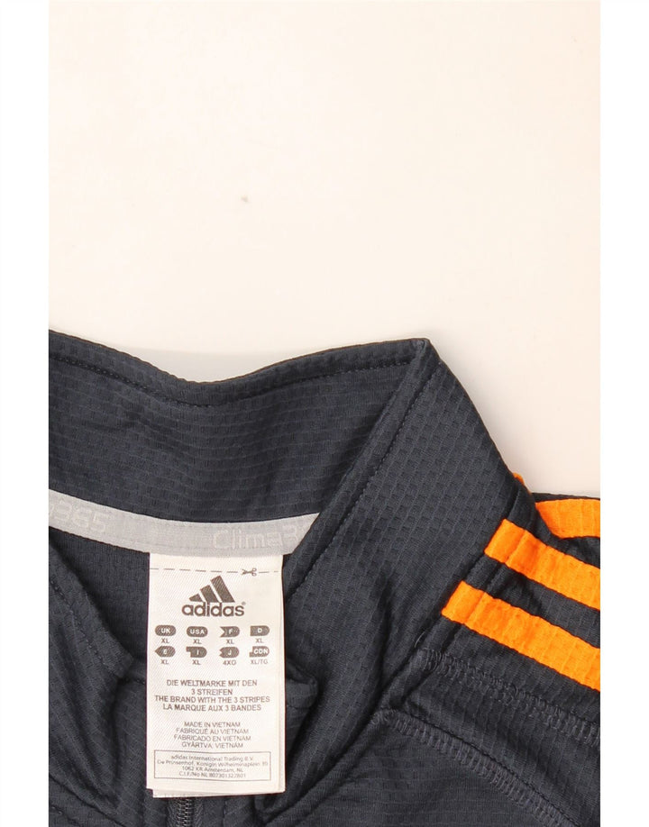 ADIDAS Maglia da tuta da uomo Clima 365 con zip e collo XL Blu navy