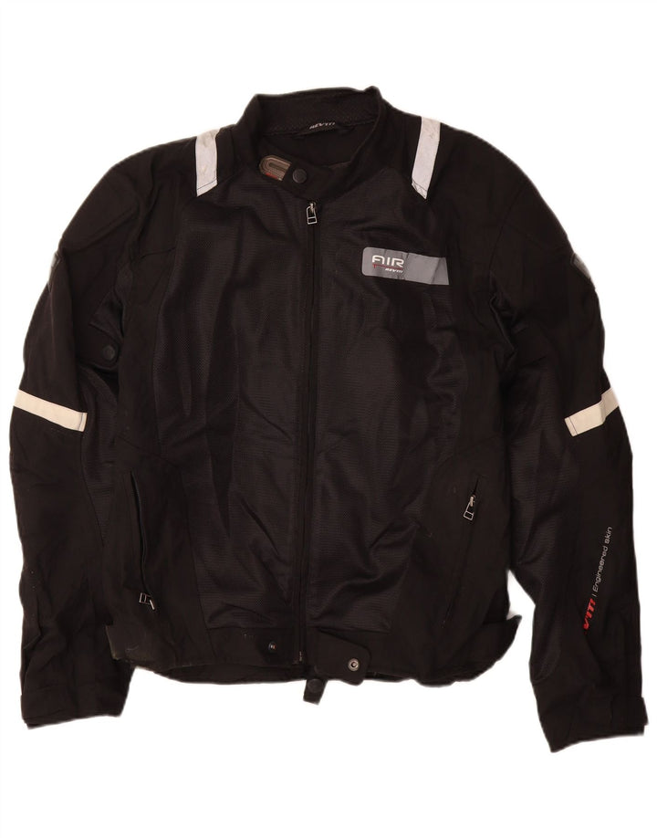Giacca Revit Motorstyle Graphic Racer da uomo UK 36 Small Nera in poliammide