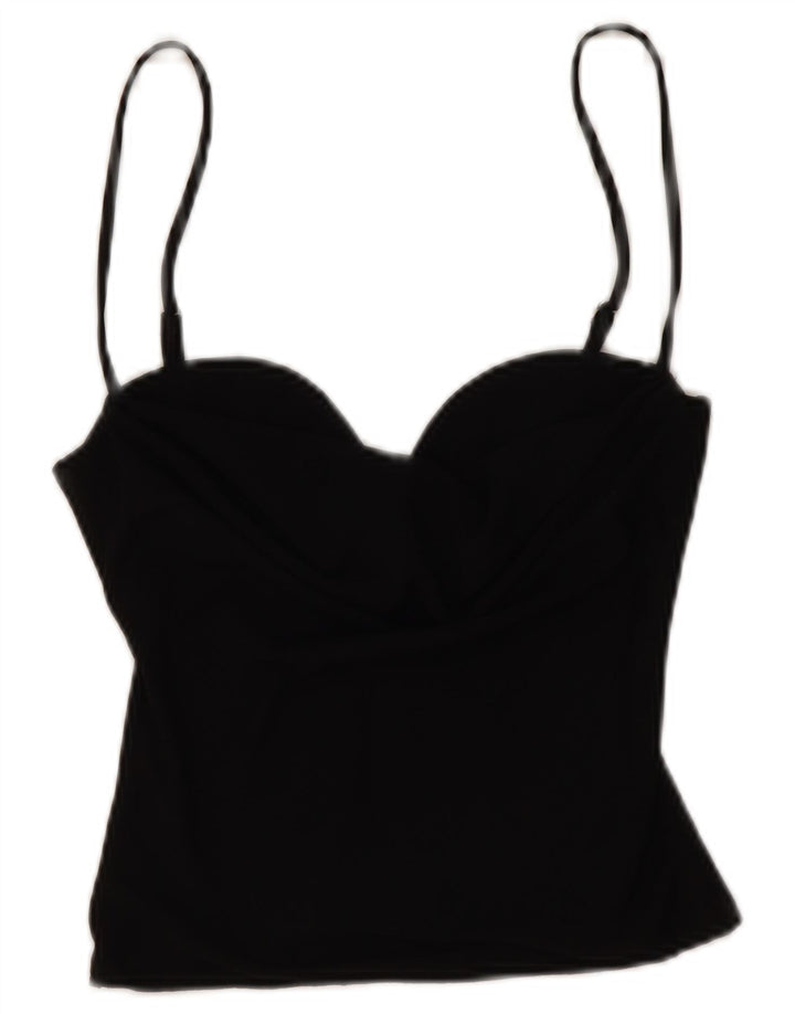 Canottiera corta corta da donna Zara UK 6 XS nera