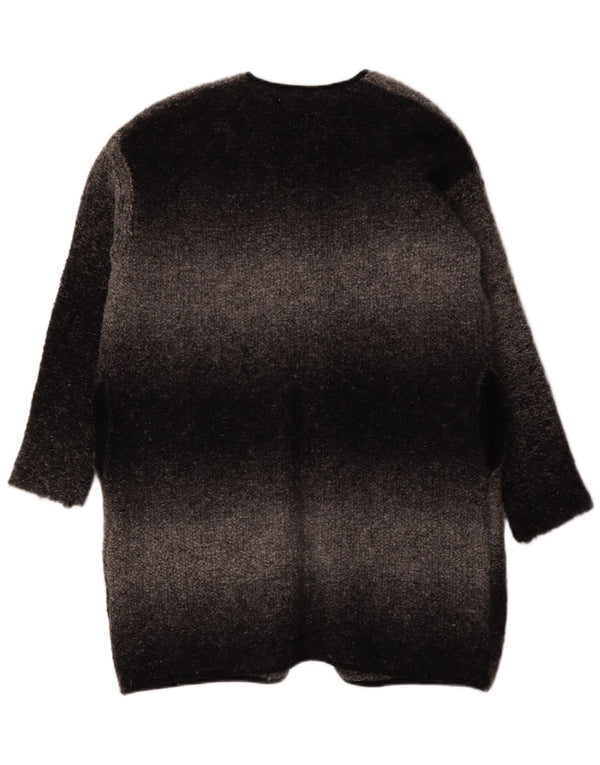 Maglione cardigan lungo oversize da donna Tommy Hilfiger UK 10 piccolo grigio