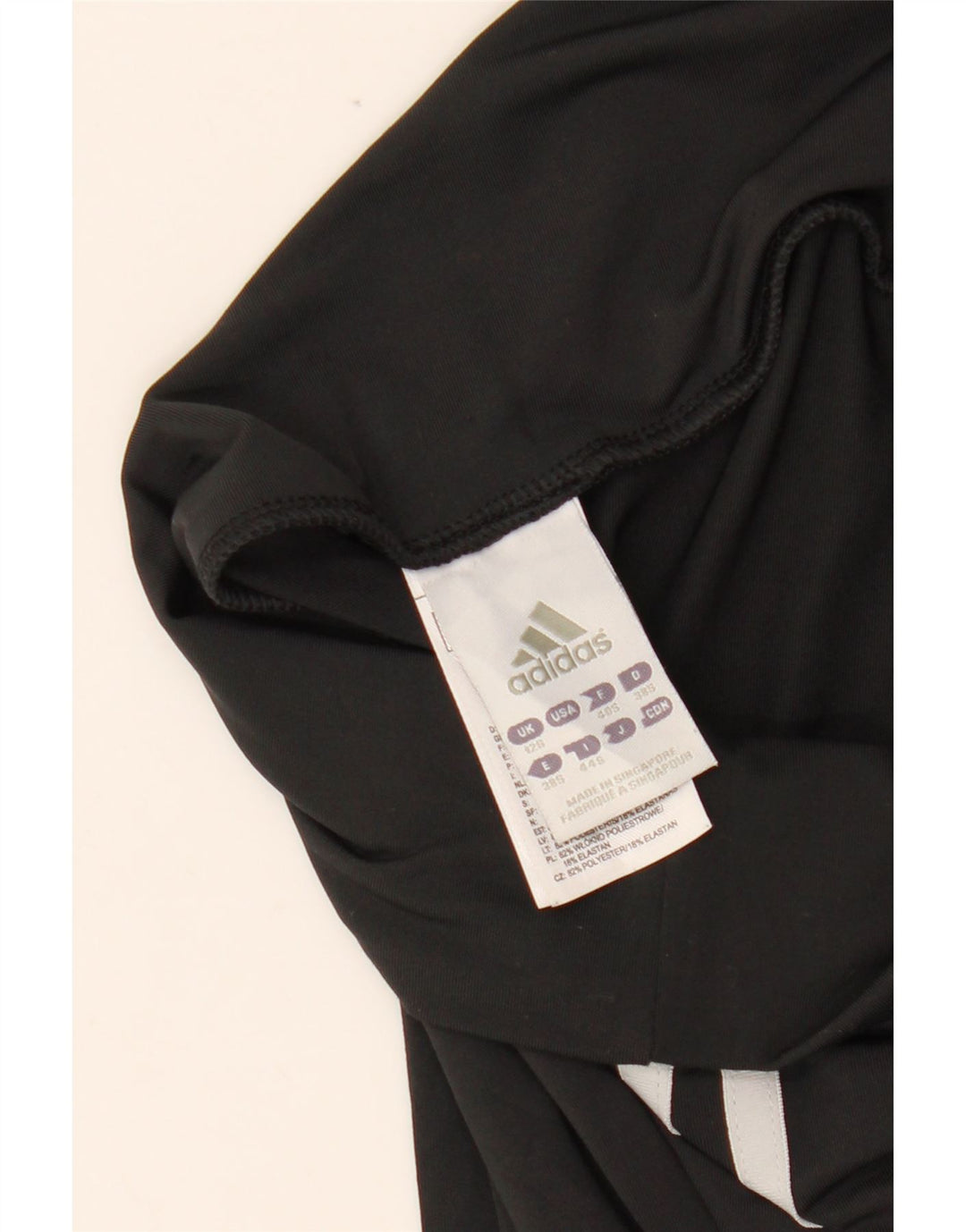 Pantaloni da tuta da donna ADIDAS Climalite a gamba larga UK 12 medio nero