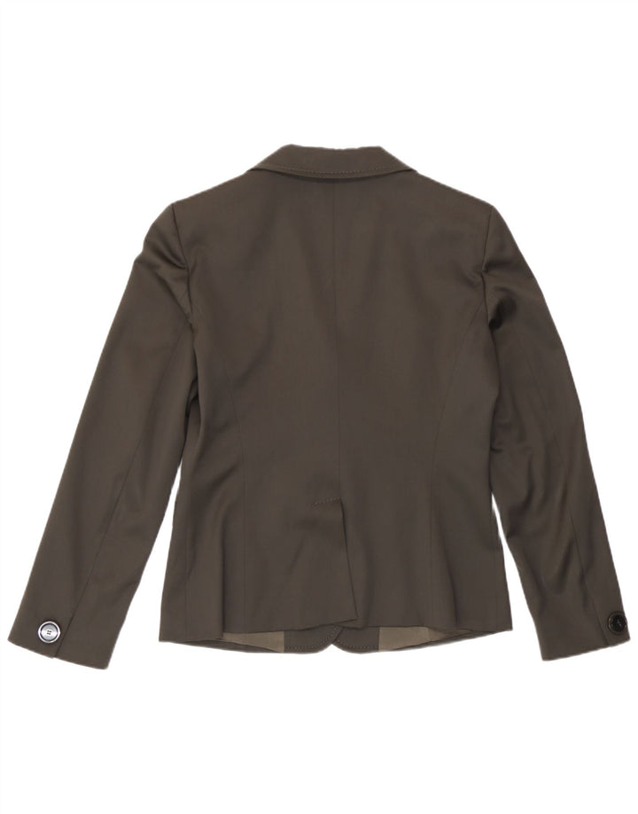 Abito da donna Marella a 2 bottoni e 2 pezzi UK 10 Small W27 L30 Lana marrone