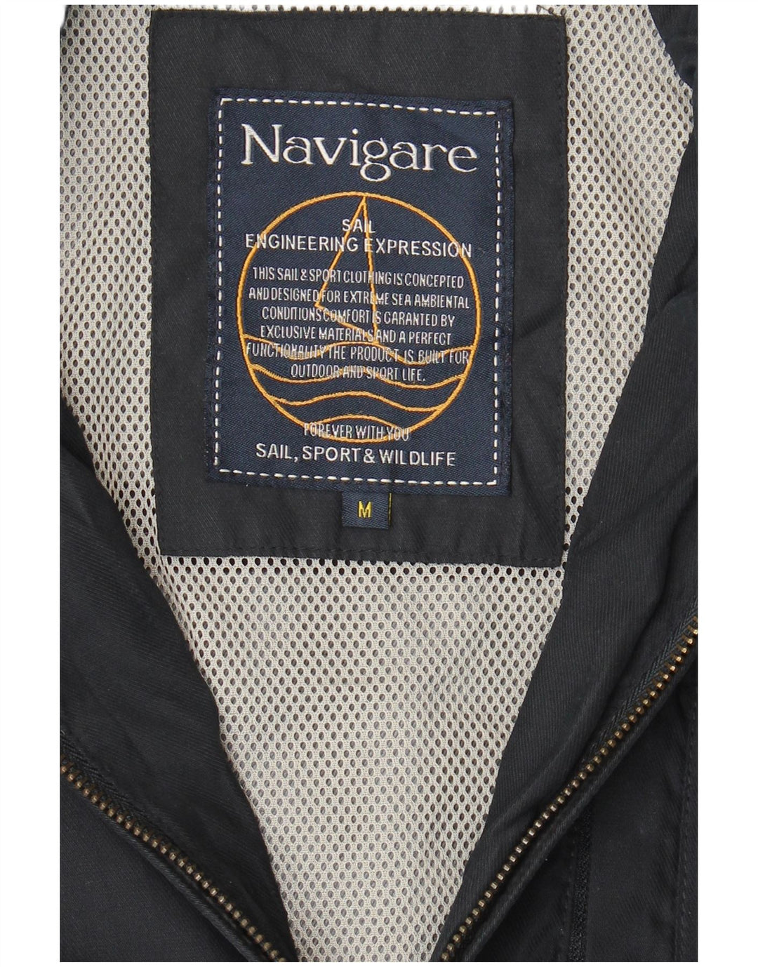 Giubbotto bomber da uomo Navigare UK 38 medio blu navy