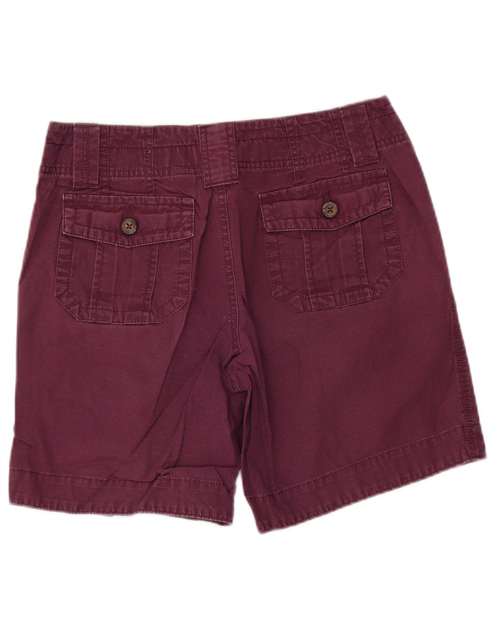 Pantaloncini chino da donna Eddie Bauer US 4 Small W32 cotone viola