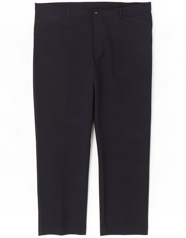 Pantaloni casual da uomo dal taglio classico Farah W48 L31 poliestere blu navy