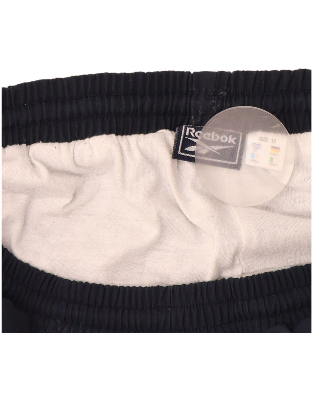 Pantaloni da tuta da donna Reebok Joggers UK 12 Medium Blu Navy Poliestere