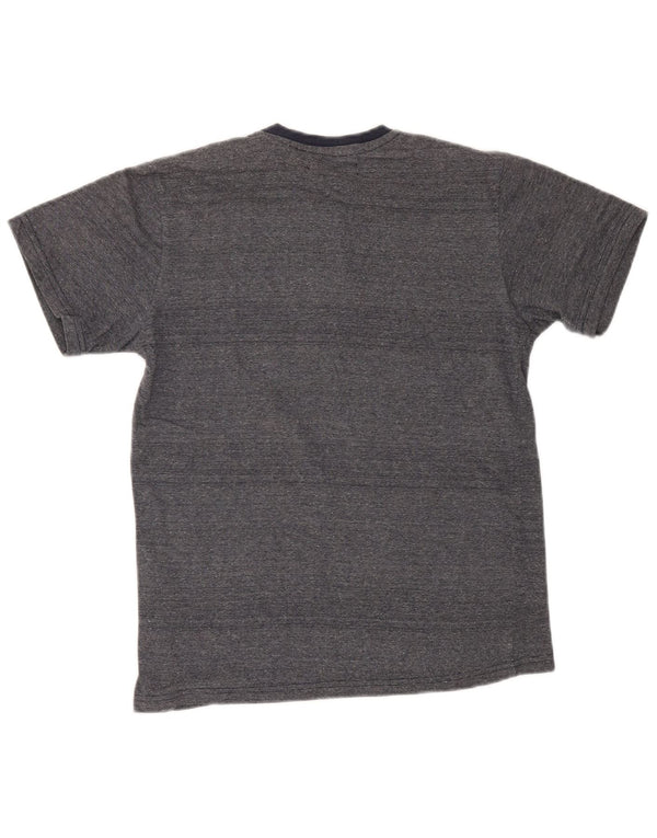 T-shirt da uomo Pierre Cardin Top piccola in cotone a righe blu navy