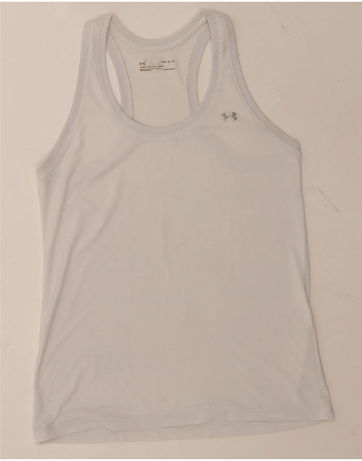 Canottiera Under Armour da uomo Heat Gear, bianca media