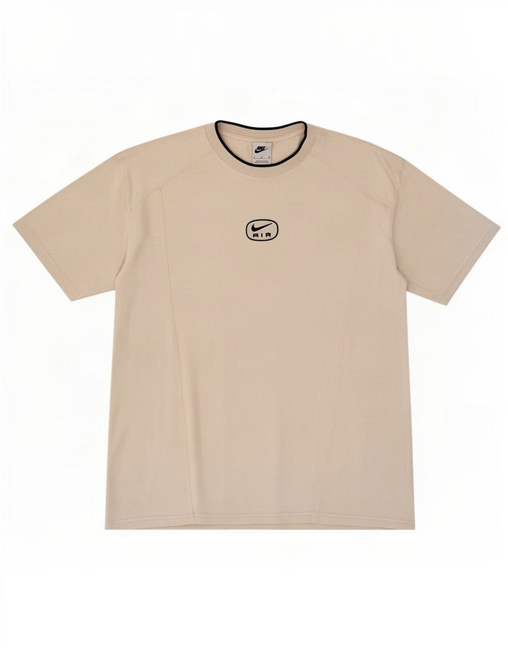 T-shirt da uomo Nike Top in cotone bianco sporco medio