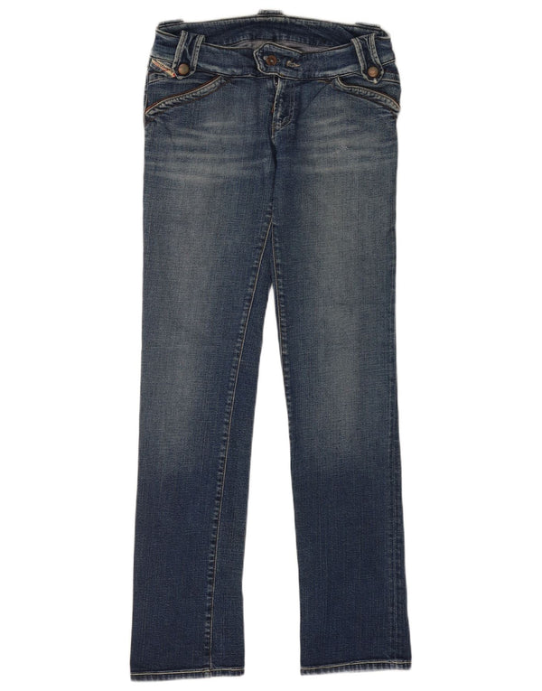 Jeans slim a vita bassa da donna Diesel W29 L32 cotone blu