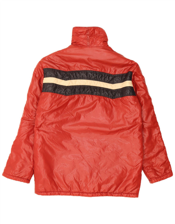 Giacca imbottita con cappuccio Charly Donna IT 48 XL Rosso Colourblock Poliammide