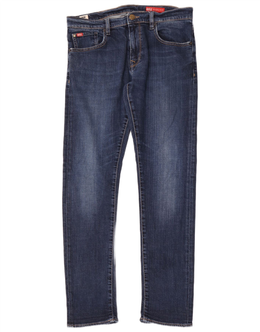 Jeans slim da uomo Rifle W34 L33 in cotone blu