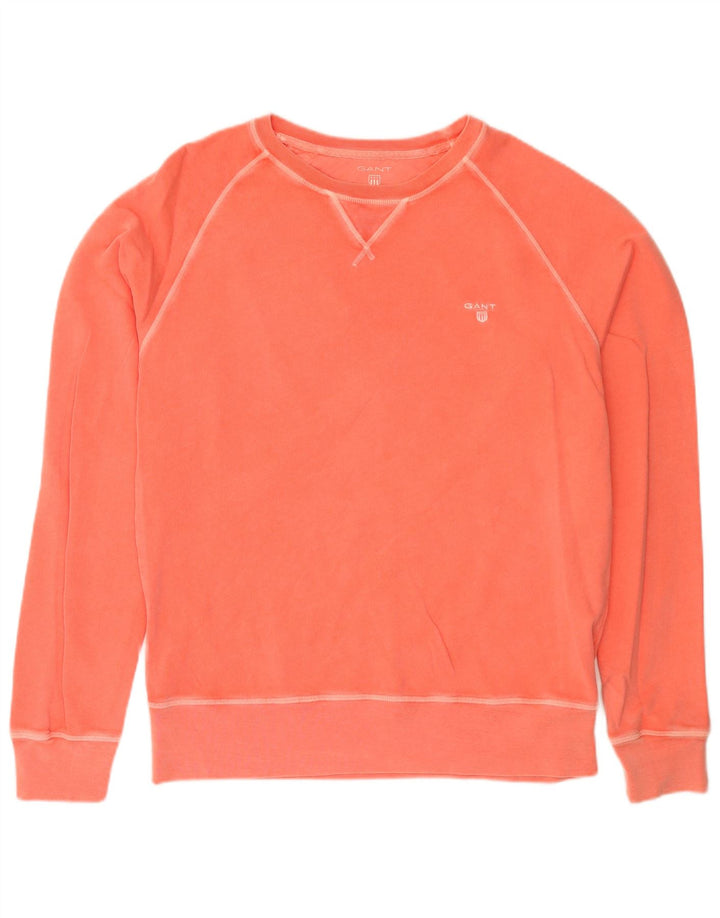 Gant Top da uomo a manica lunga grande in cotone rosa