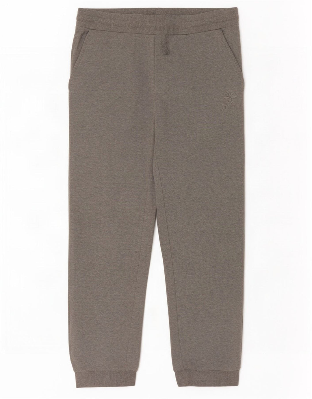 Pantaloni da tuta con grafica da uomo Hummel Joggers in cotone grigio medio