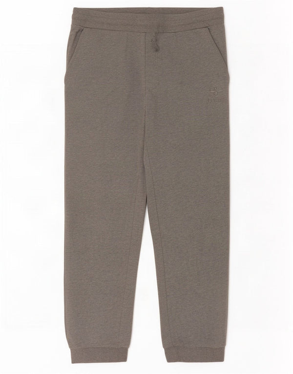 Pantaloni da tuta con grafica da uomo Hummel Joggers in cotone grigio medio