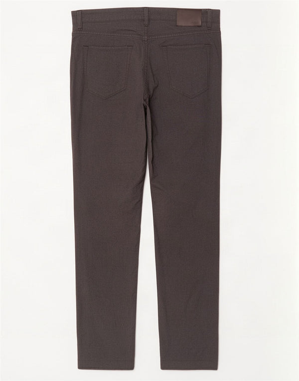 Pantaloni casual slim da uomo Hugo Boss W35 L34 cotone grigio