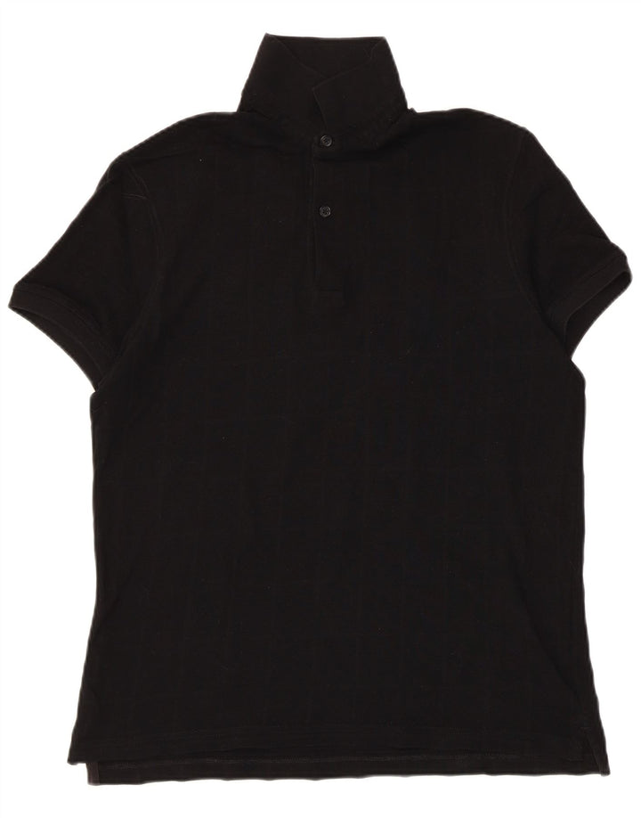 Polo da uomo MASSIMO DUTTI media nera