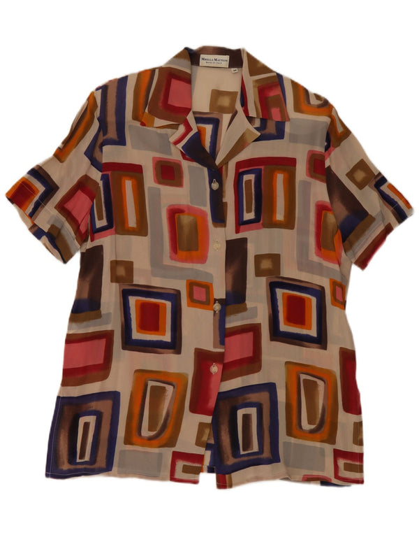 Camicia Donna Mirella Matteini IT 46 Large Multicolore Geometrica