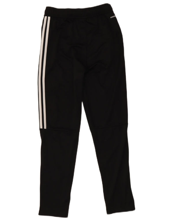 Adidas Boys Aeroready Tracksuit Trousers 13-14 Years Black Polyester