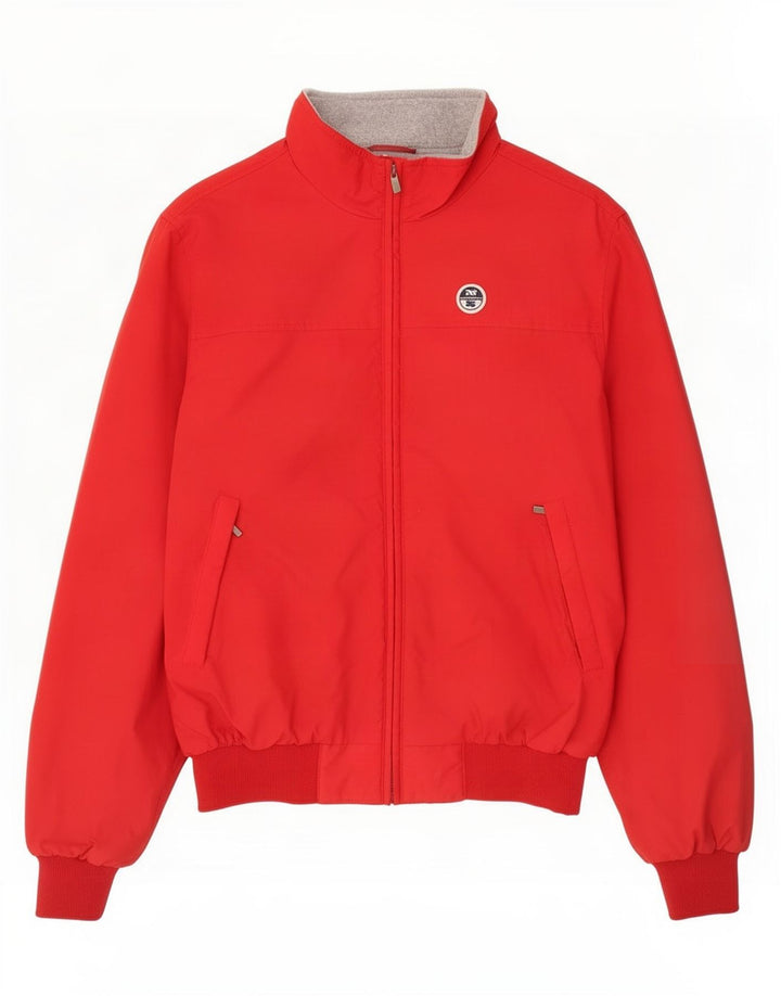 Giubbotto bomber North Sails da ragazzo 13-14 anni in nylon rosso