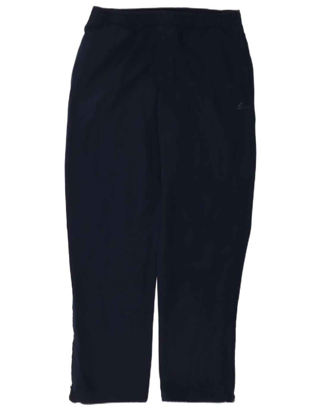 Pantaloni da tuta Adidas Climalite da uomo medi in poliestere blu navy