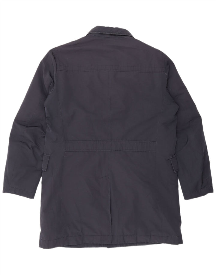 Cappotto imbottito da uomo Henry Cottons IT 50 Large in cotone blu navy