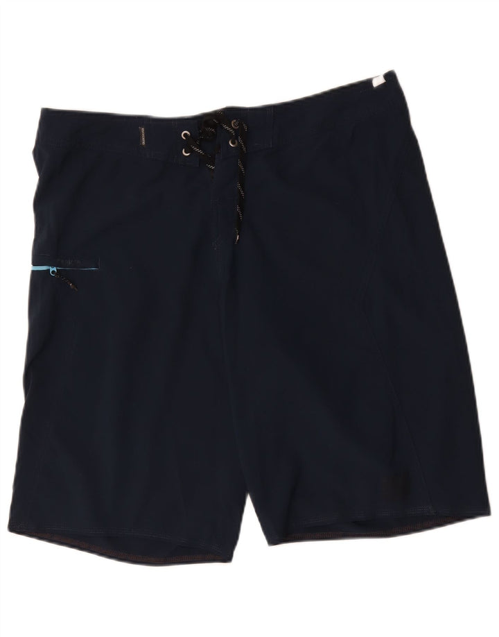 Pantaloncini da bagno da uomo Quiksilver grandi in poliestere blu navy