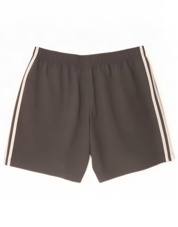 Pantaloncini sportivi da uomo Adidas XL poliestere grigio
