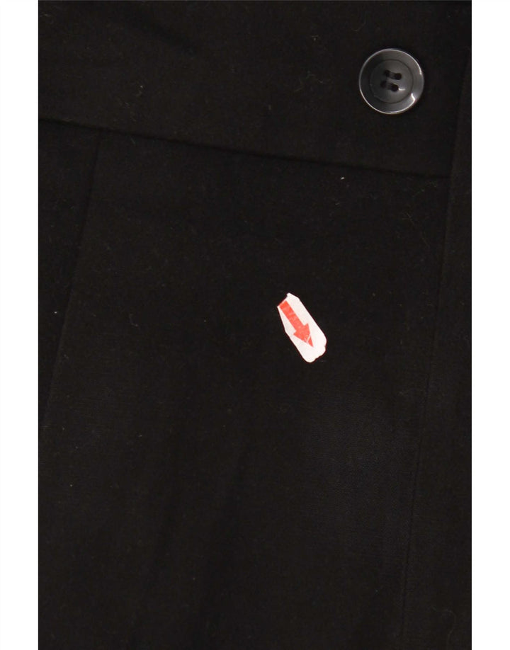 Cappotto Marks & Spencer da donna vestibilità regolare UK 10 piccolo poliestere nero