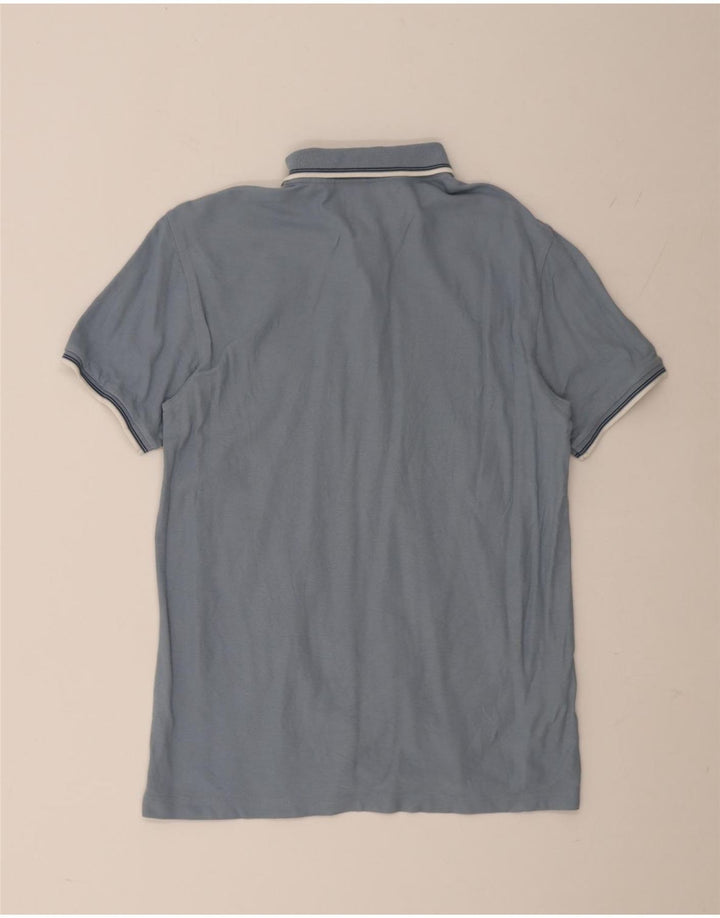 PENGUIN Polo da uomo in cotone blu medio