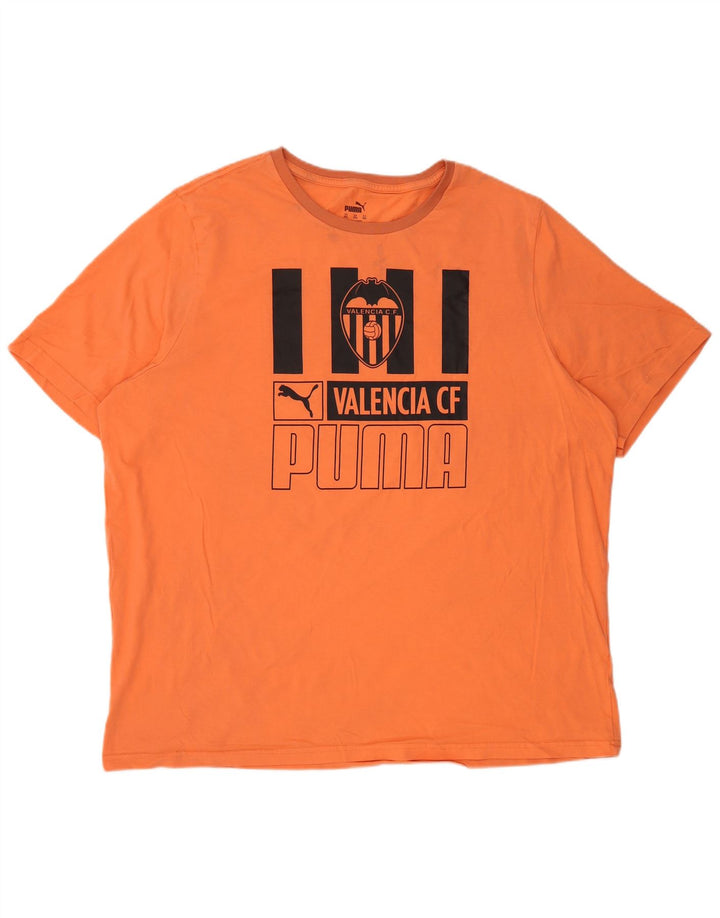 Maglietta grafica Puma da uomo Valencia 2XL arancione