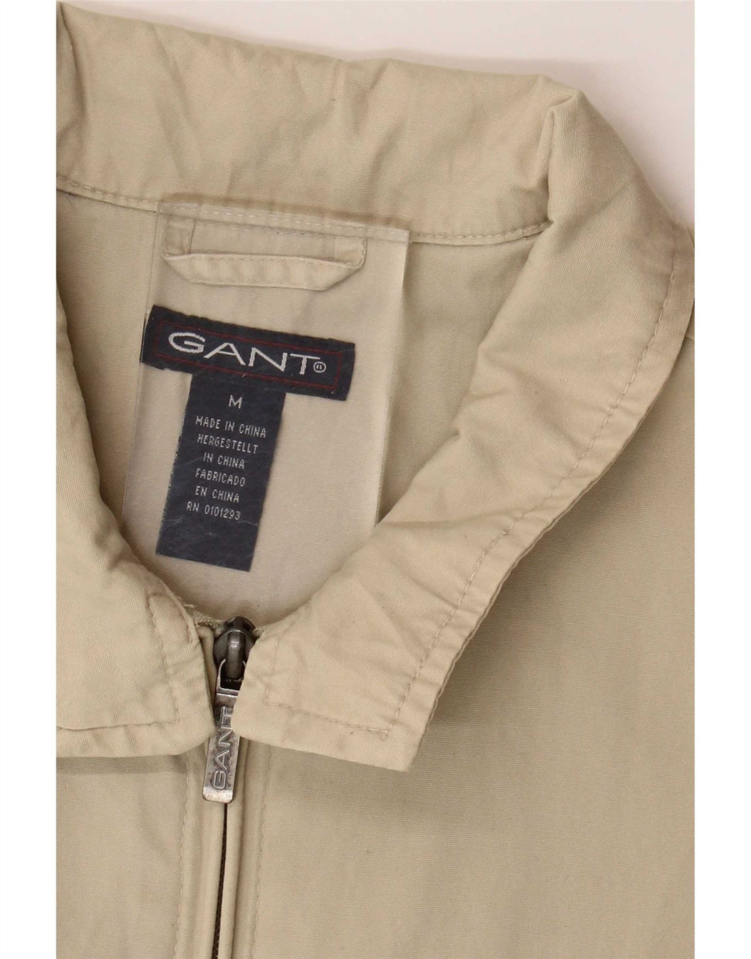 Giubbotto bomber da uomo Gant UK 38 Cotone beige medio