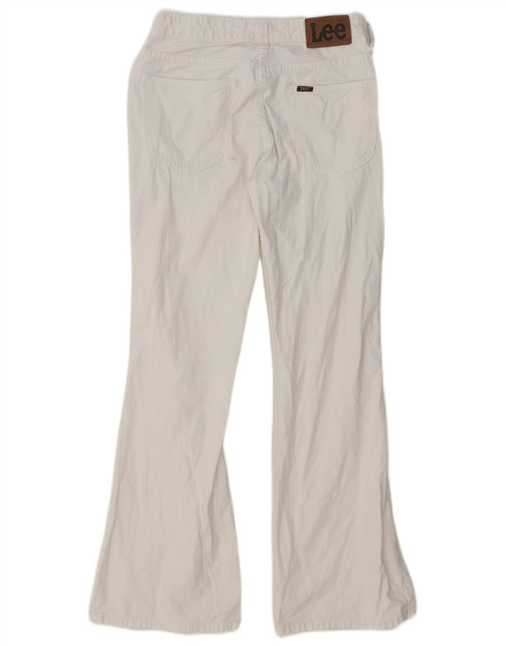 Jeans svasati da donna Lee US 12 Large W31 L29 Cotone bianco