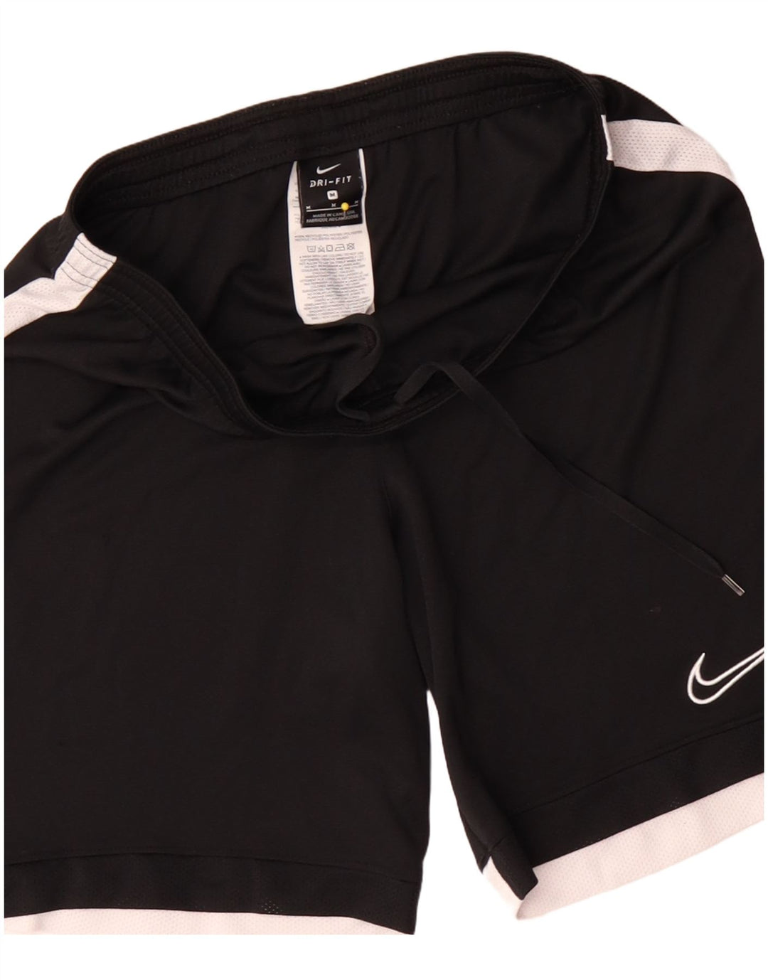 Pantaloncini sportivi Nike da donna Dri Fit UK 14 poliestere color block medio nero