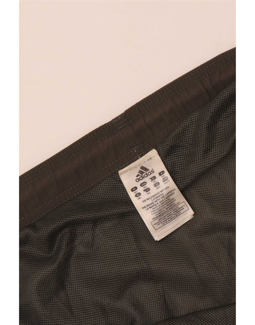 Pantaloncini da bagno da uomo Adidas 2XL nylon color block grigio
