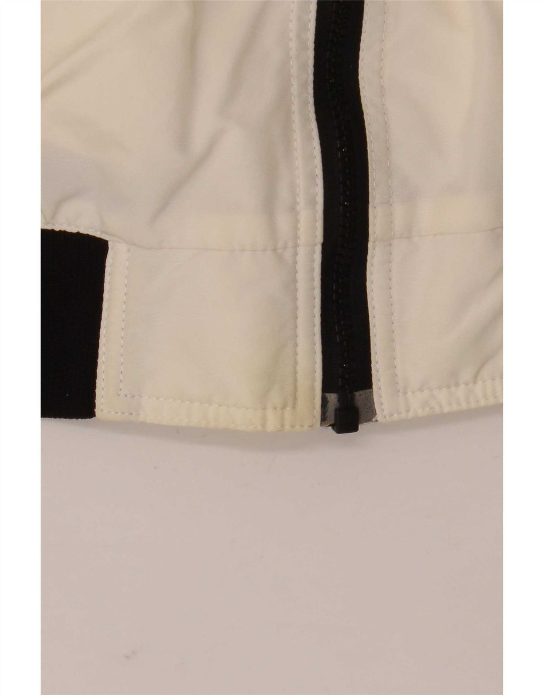 Giubbotto bomber da uomo Refrigiwear UK 42 XL nylon color block bianco sporco