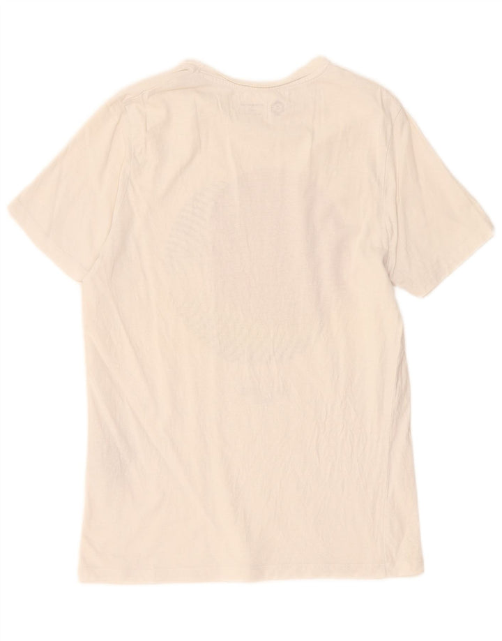Jack & Jones T-shirt grafica da uomo grande in cotone bianco